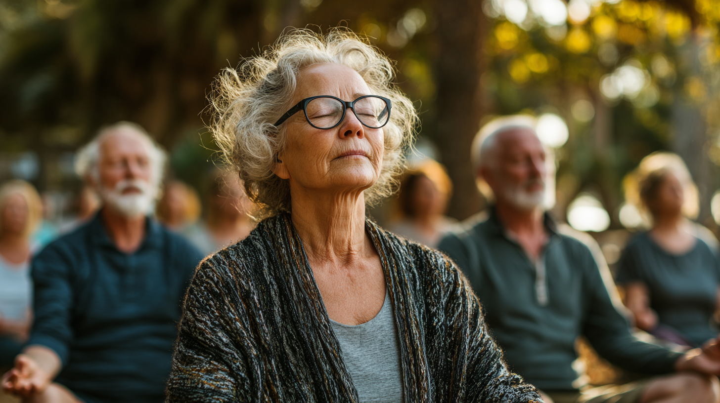 Медитація та релаксація для людей 55+
